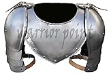 Medieval Iron Gorget Spaulders Arm Shoulder Set