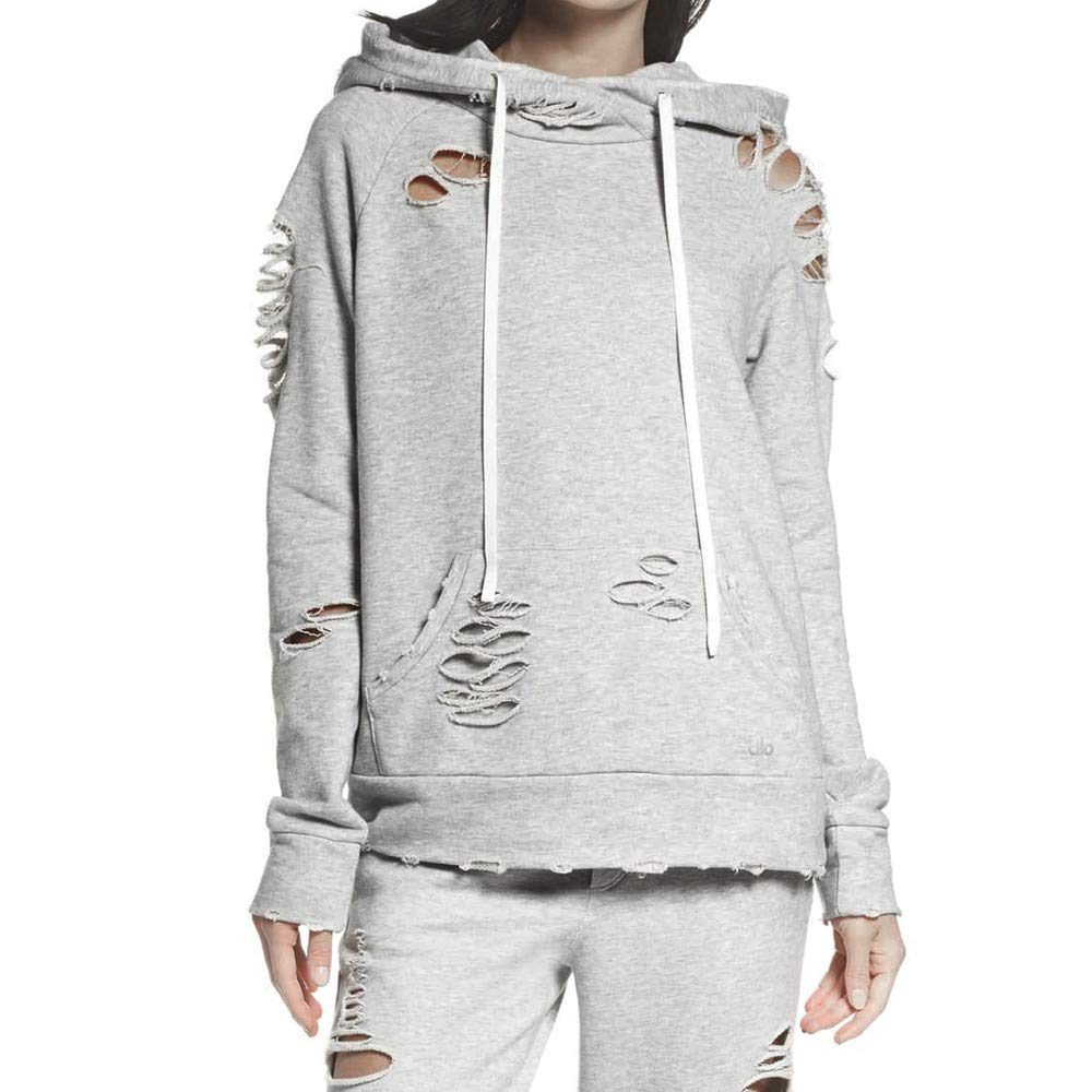 ripped hoodie women's