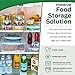 ACODINE 11 Food Storage Containers With Airtight Snap Lock Lids – Clear, BPA Free, Stacking, Reusable Leak Proof Lunchboxes - Freezer, Dishwasher, Microwave Safe – Bonus Draining Rack, 23 Piece Set