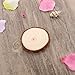 NUOLUX Wood Slices Wood Disc Log Slices for DIY Crafts Wedding Centerpieces 7-9CM 10pcs