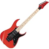 Ibanez Genesis Collection RG550 - Road Flare Red | HSH pickup configuration with locking tremolo and 24 frets for performance, versatility and sustain