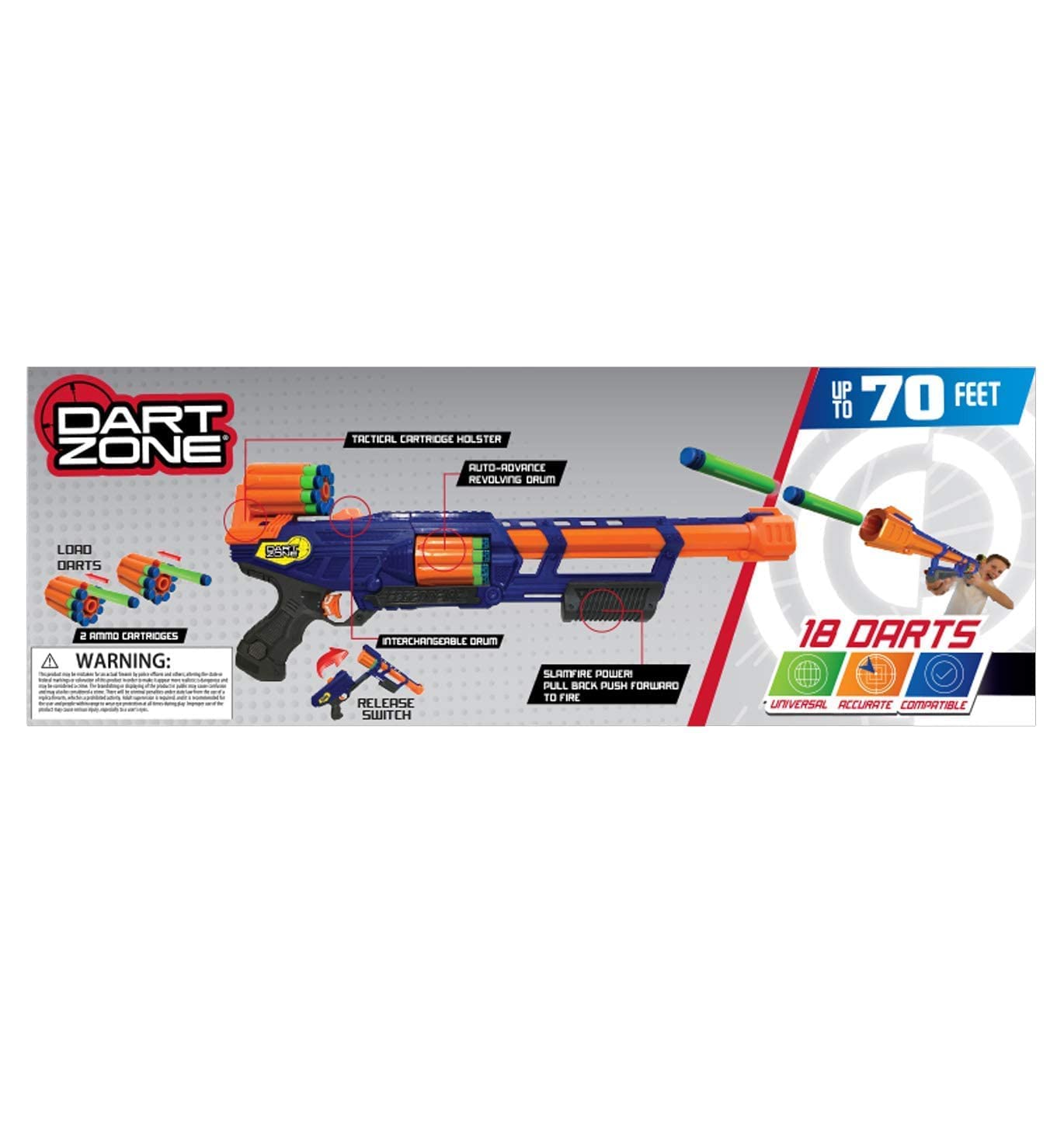 DART ZONE Legendfire Powershot Blaster