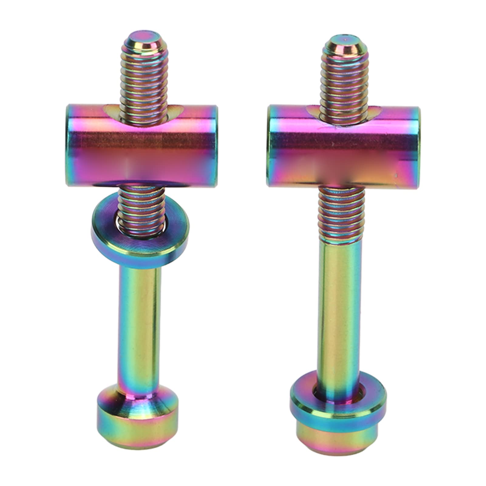 Keenso 2 PCS M5 X 40mm Seatpost Bolt,Titanium Alloy Bike Seatpost Screw for Seat Post(Dazzling) Bicycles and Spare Parts Bicycles and spare parts Bicycles and spare parts