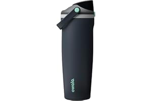 Owala FreeSip Sway Insulated Stainless Steel Water Bottle with Two-Way Spout, Built-In Straw and Bucket Handle, Made for Trav