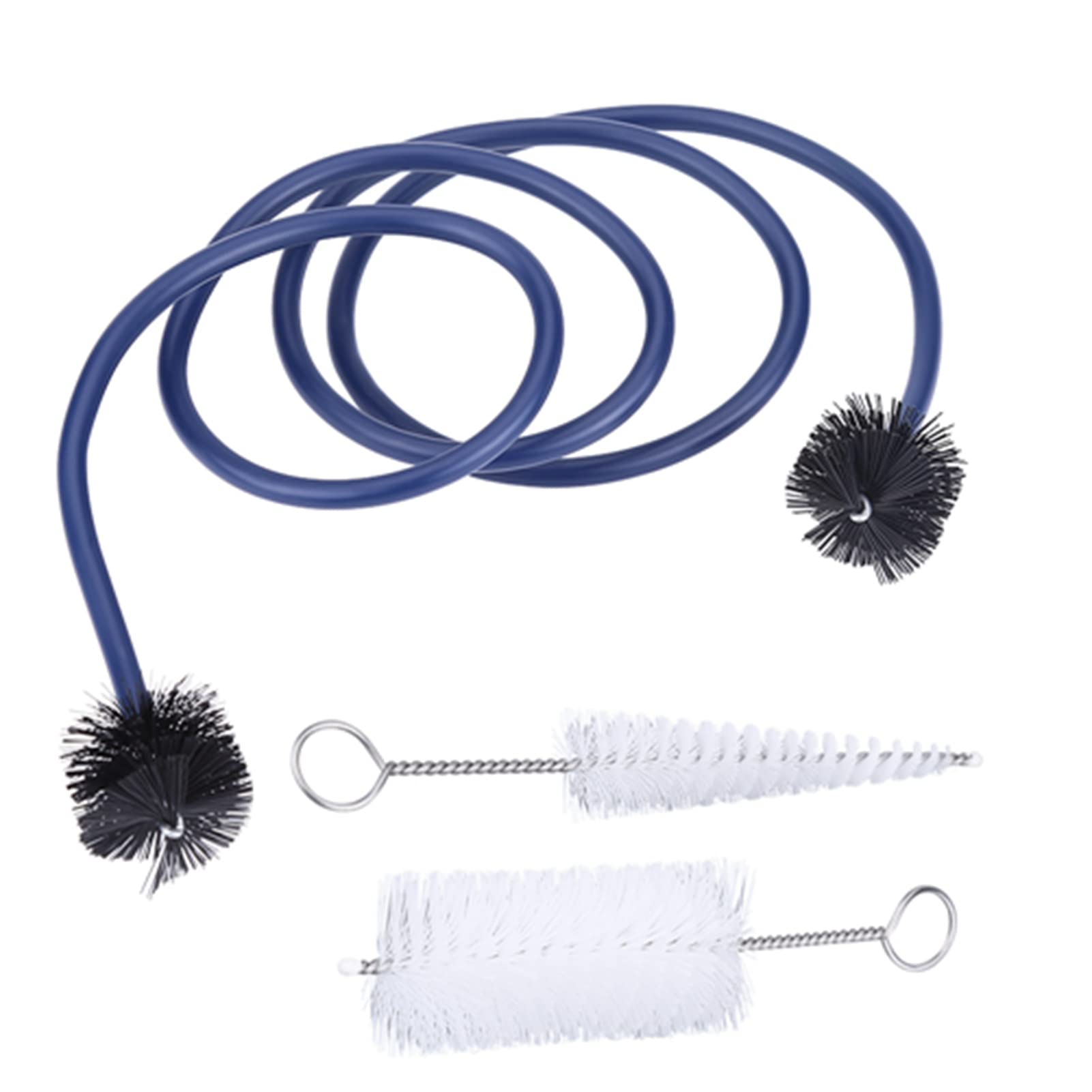 Trumpet Cleaning Brush Set 3pcs Flexible Cornet Cleaning Tool Metal Handle Musical Instrument Maintenance Accessory