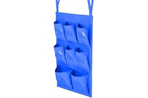 HOWOSO Replacement Janitorial Bag, Waterproof Thickened Commercial 8-Pocket Housekeeping Organizer, Fits Any Cart, Used for Material Storage Transport