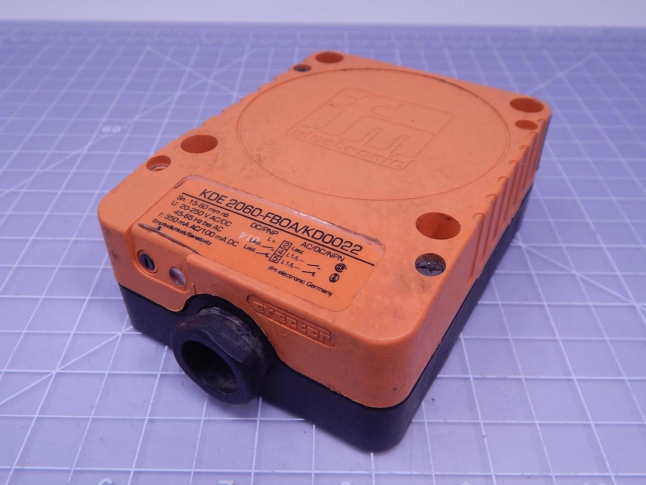 IFM Electronic KDE 2060-FBoA/KD0022 Proximity Sensor T116324 ...