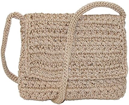 Dynamic Asia Women's Crochet Flap Front Crossbody