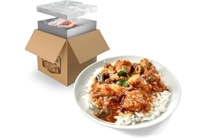 DEN'S HOT DOGS Grumpy Butcher Prepared Meals Chicken Tikka Masala (1 lb, 2 packs) | Party Size Cooked Chicken With Vegetables in Mild Sweet Sauce | Just Heat & Eat