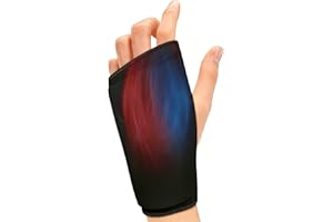 FadFun Wrist Ice Pack Wrap, Reusable Hand Ice Pack Hot & Cold Therapy Gel Pack, Comfortable Slip-On Design for Carpal Tunnel,