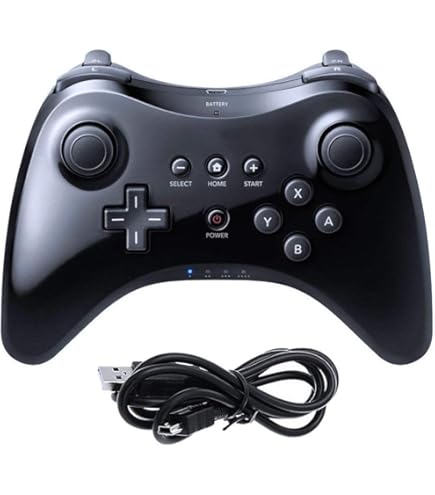 NEXiLUX Wireless 3 Pro Controller Gamepad for Nintendo Wii U, Gray