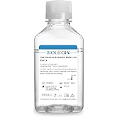 CryoKing PBS Buffer Ultra-Low Endotoxin, Phosphate Buffered Saline, 500mL | Endotoxin &le;0.05 EU/mL, Ready-to-Use Reagent, 0.1&mu;m Filtered, Laboratory Cell Culture Workflows