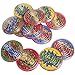 Lot Of 12 Assorted Comic Book Super Hero Theme Round Mini Maze Puzzle Games