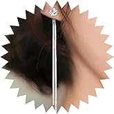 Allereyae Vintage Crystal Long Dangle Earrings Rhinestone Tassel Chain Earrings Wedding Earrings Silver Full Cz Chain Earrings Sparkly Cz Stud Earrings Jewelry for Women