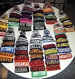 Team, City, & State Name Blending Color Cuffed Winter Knit Hat Cap Beanie