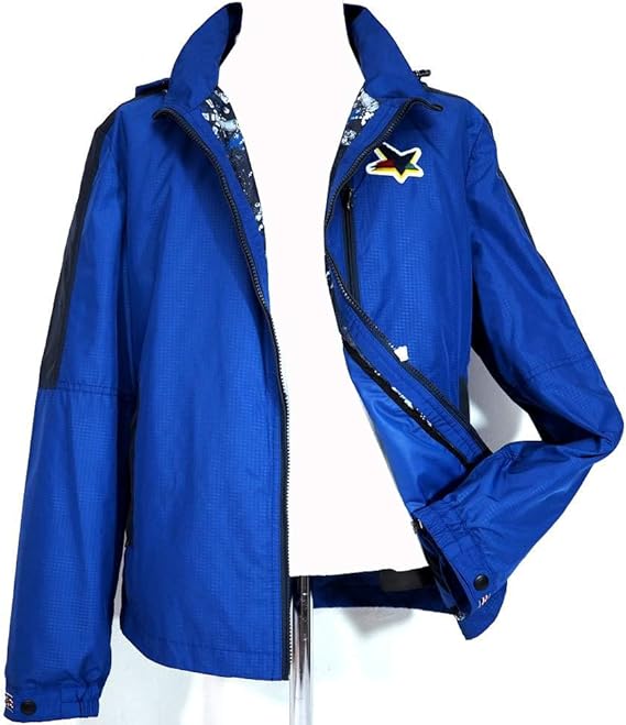 Amazon 241 Vagiie バジエ 撥水ジップアップ ブルゾン ショートコート ブルー 50 Ll サイズ メンズ カジュアル 男性 秋冬 春 ゴルフ 通販 コート ジャケット 通販