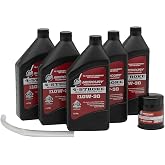 Mercury 8M0107510 10W-30 4-Stroke Outboard Oil Change Kit for Mercury 2.1L 75/90/115hp EFI Outboards - 8M0107510