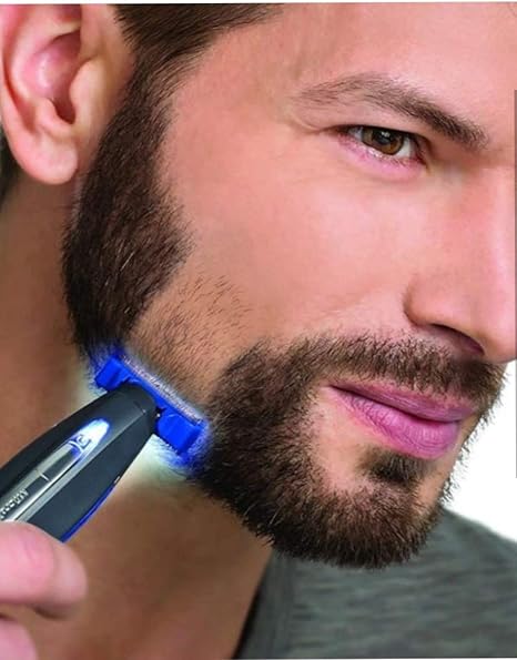 Rechargeable Body Hair And Beard Remover Abs Stainless Steel Blade