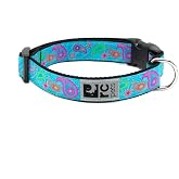 RC Pets 5/8 Inch Adjustable Dog Clip Collar, X-Small, Tropical Paisley