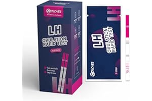 HealCare Ovulation Test Strips, Fertility Tracking Ovulation Test Kit for Women, Highly Sensitive Fast Result, Easy at Home Ovulation Test-30 LH Strips