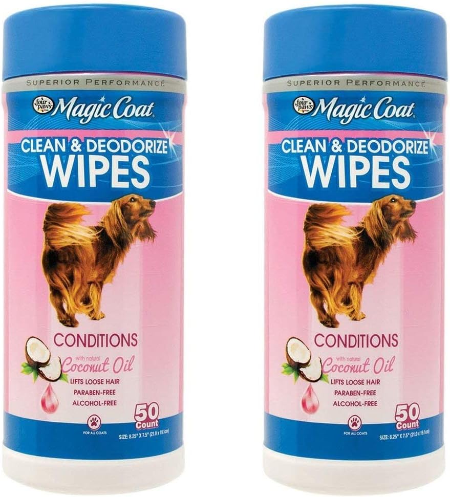 coconut dog wipes