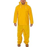 Tingley S53307 Industrial Work PVC Waterproof 3-Piece Suit, Yellow