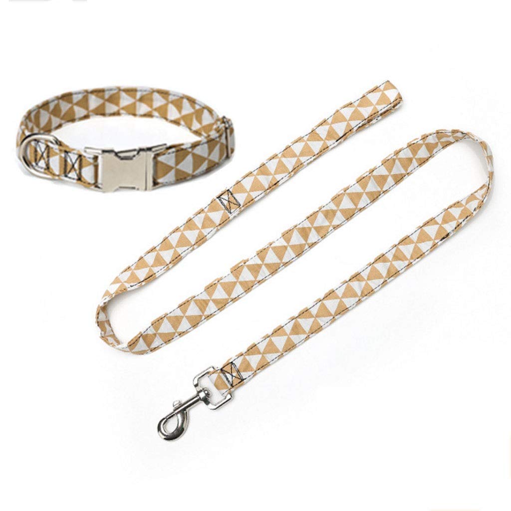 YXN Simple Traction Cotton Alloy Collar Pull Hook Pull Set Dog Leash 1.5m, 2m, 2.5m, 3m