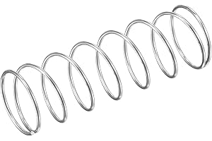 uxcell Compression Spring,304 Stainless Steel,18mm OD,1mm Wire Size,9mm Compressed Length,50mm Free Length,5.9N Load Capacity