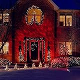 CM-Light Christmas Decoration Lights Outdoor Indoor Waterproof Flame Projector Kaleidoscope Light Shower Christmas Trees Party Garden Landscape Decoration Lights Projector Lamps