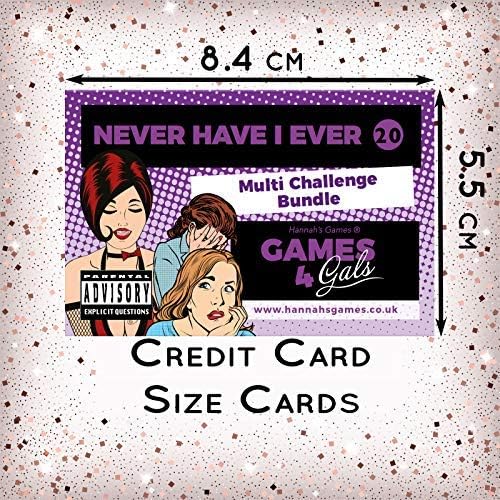 Hannah’s Games Never Have I Ever Card Game Hen Party Games 20 Multi