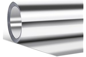 Tottist Aluminum Roof Flashing Roll - Sealing Windows, Doors, Siding & Roofing Ideal for Moss & Mildew Prevention (8" x 50')