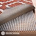 Non-Slip Rug Pad for Hard Floors, Extra-Strong-Grip Thick Padding (2x4-Feet)