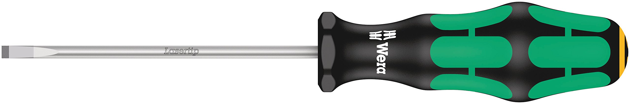 Wera 335 Kraftform Lasertip screwdriver, for slotted scews, 0.8 x 4.0 x 100 mm, 05110004001 — image 1