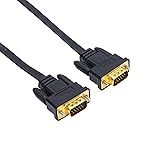 DTech Thin Computer Monitor VGA Cable 6ft Standard