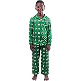 Ultra Game Youth NBA Official 2-Piece Super Soft Button Down Pajamas Set