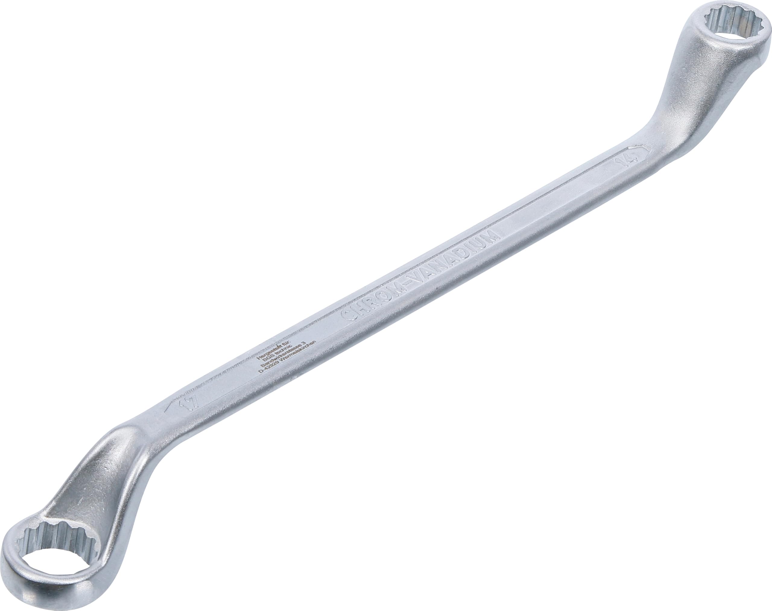 BGS 30215 | Double Ring Spanner | deep offset ends | 14 x 17 mm