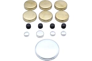 TAKPART MPE-108BR Brass Freeze Plug Kit Comptible for Ford Small Block Windsor Engines 255 260 289 302 351 1962-2001