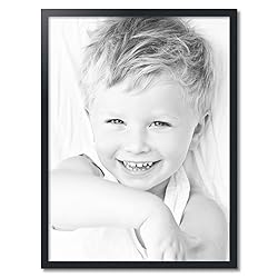 ArtToFrames 29x39 Inch Black Picture Frame, This