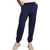 Hanes Womens Essential Jogger Pants, Drawstring Sweatpants for Women, 100% Cotton Jersey, 29"