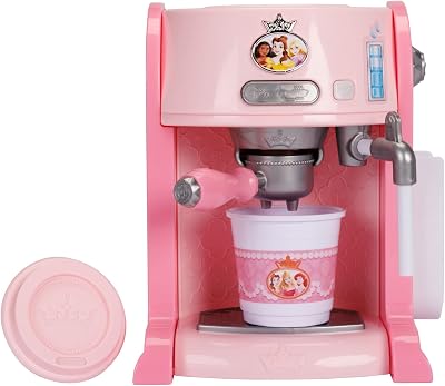 Disney Princess Style Collection Espresso Maker Toy - Realistic Play for Kids 3+