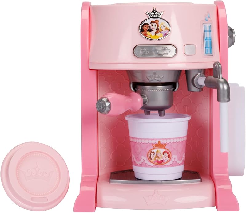 Disney Princess Style Collection Espresso Maker Toy - Realistic Play for Kids 3+