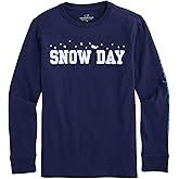 Vineyard Vines Boys Chenille Snow Day Long-Sleeve Tee
