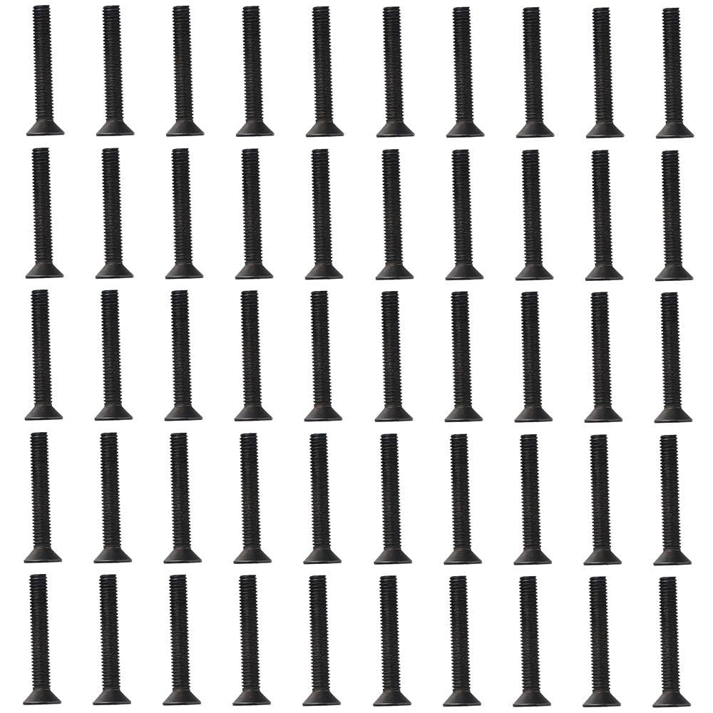 Fudeshe 50pcs M6 Rack Screws,High Point Rack Screws,Hexagon Socket Head Cap Screws