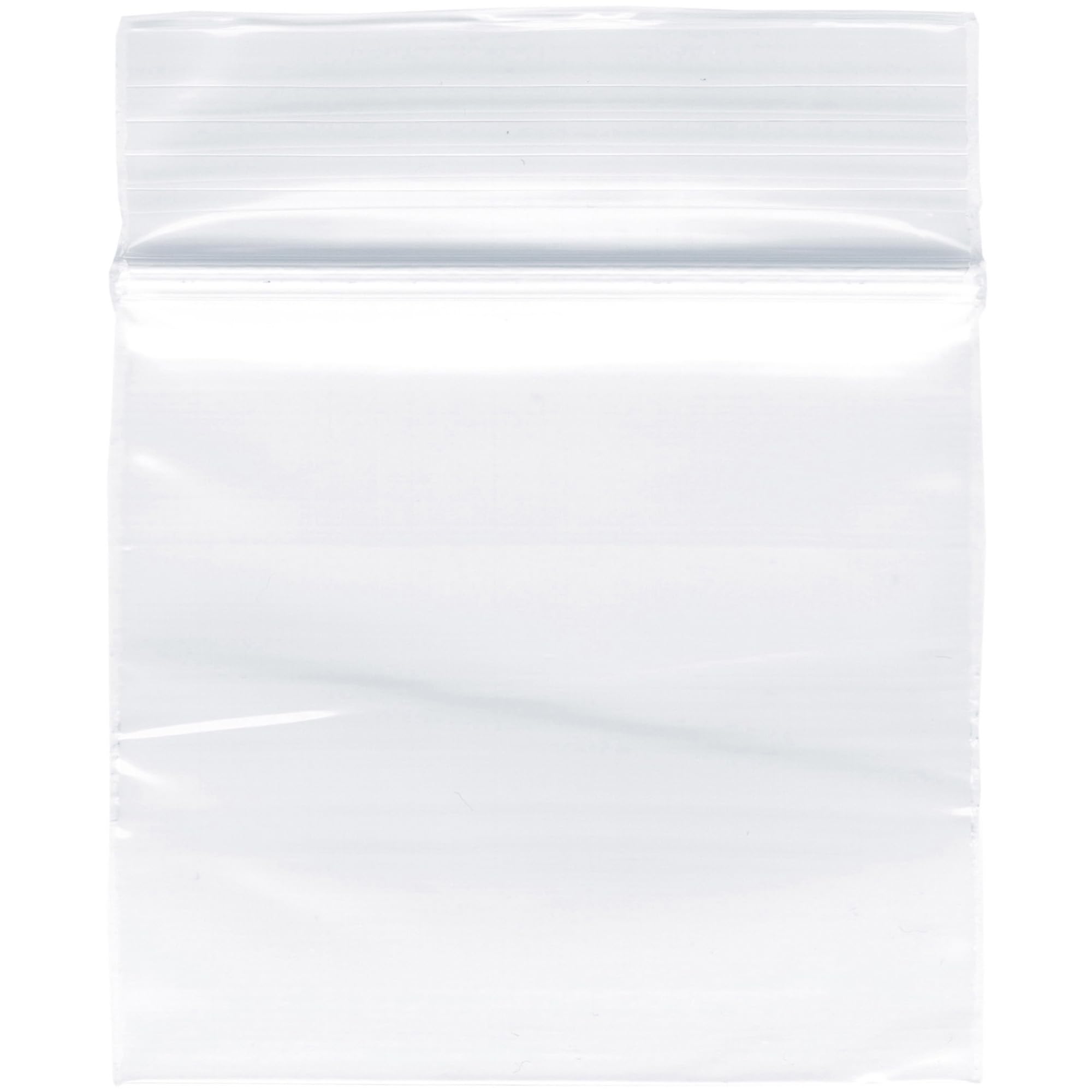 Plymor Zipper Reclosable Plastic Bags, 2 Mil, 2" x 2" (Pack of 500)
