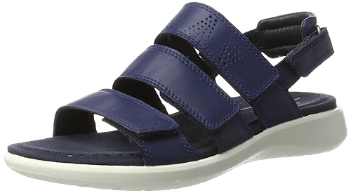 Ecco Damen Soft 5 Sandal Offene Keilabsatz