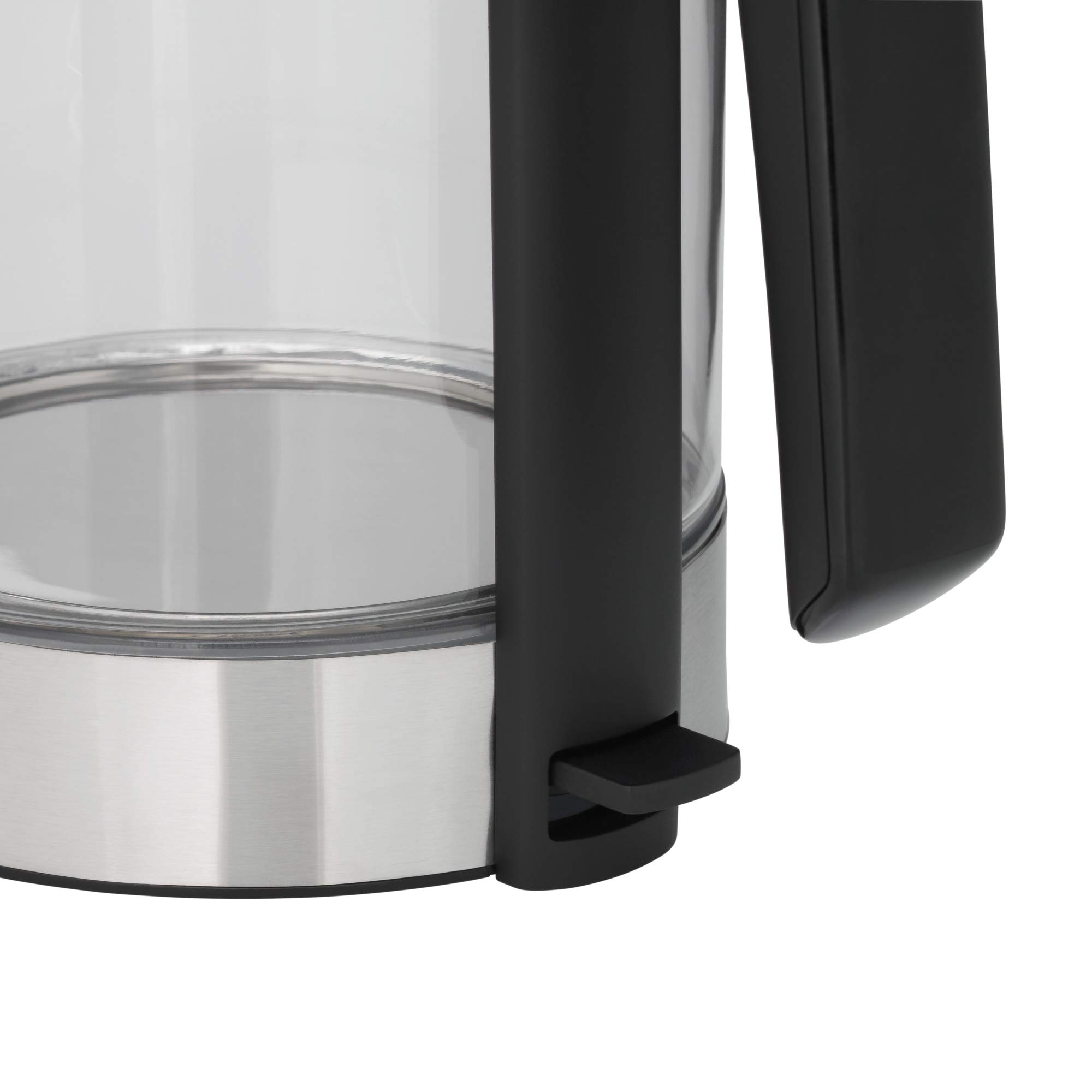 WMF Küchenminis Wasserkocher Glas 1 Liter, kabelloser Wasserkocher klein, Wasserstandanzeige, Kalk-Wasserfilter, Kochstoppautomatik, 1900 Watt, 7