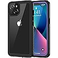 Lanhiem for iPhone 13 Case, IP68 Waterproof Dustproof Shockproof Cases with Built-in Screen Protector, Full Body Sealed Protective Front and Back Cover for iPhone 13, 6.1 inch (Purple)