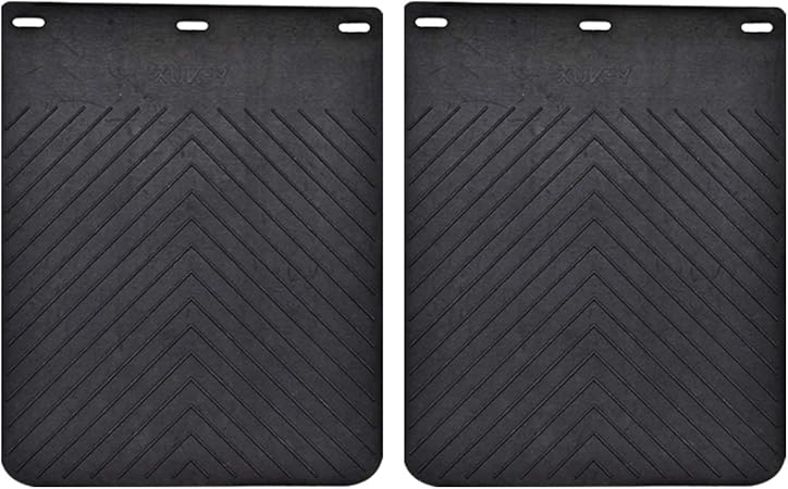 Amazon Xukey車用マッドガード 汎用マッドフラップ 泥除け マッドガード 裁断可能 穴あけ必要 トラ 軽 自動車 乗用車 2pcs マッドガード 車 バイク