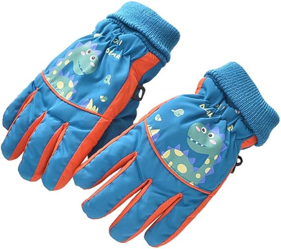 Kinder Handschuhe Fuchs Design 0-3 Jahre - Warme Strickfäustlinge Mit Nackenband