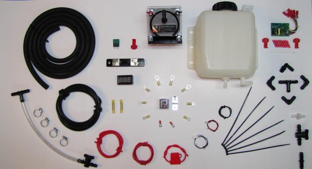 HHO DRY CELL KIT COMPONENTS HYDROGEN GENERATOR FUEL ECONOMY MPG BROWNS GAS ELECTROLYZER